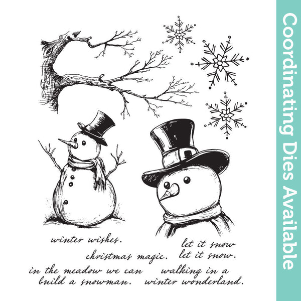 Tim Holtz Cling Rubber Stamps Mr. Frostie CMS499 – Simon Says Stamp