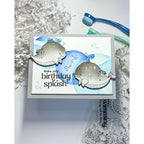 Simon Says Stamp Set of 4 Stencils Under Water 1093st Friend Like You BIrthday Card