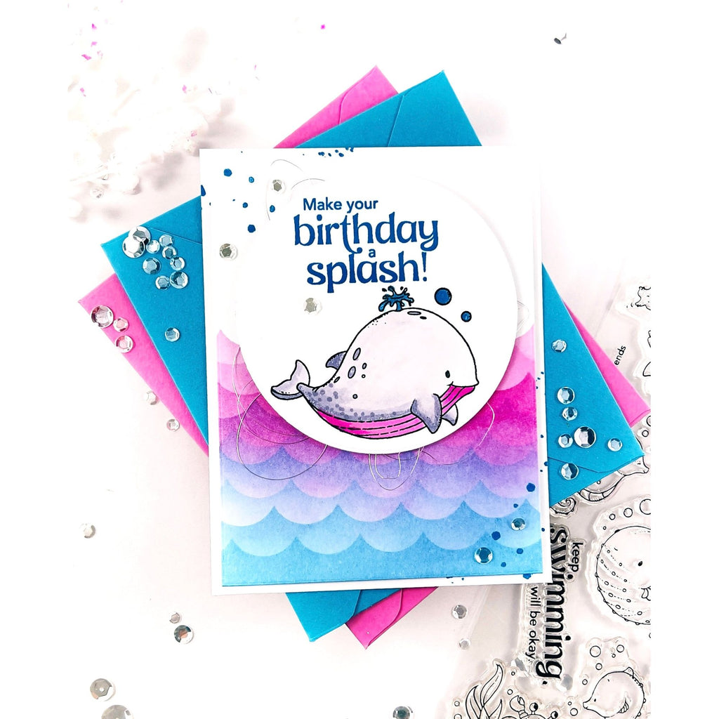 Simon Says Stamp Undersea Friends 2254ssc Friend Like You Birthday Card