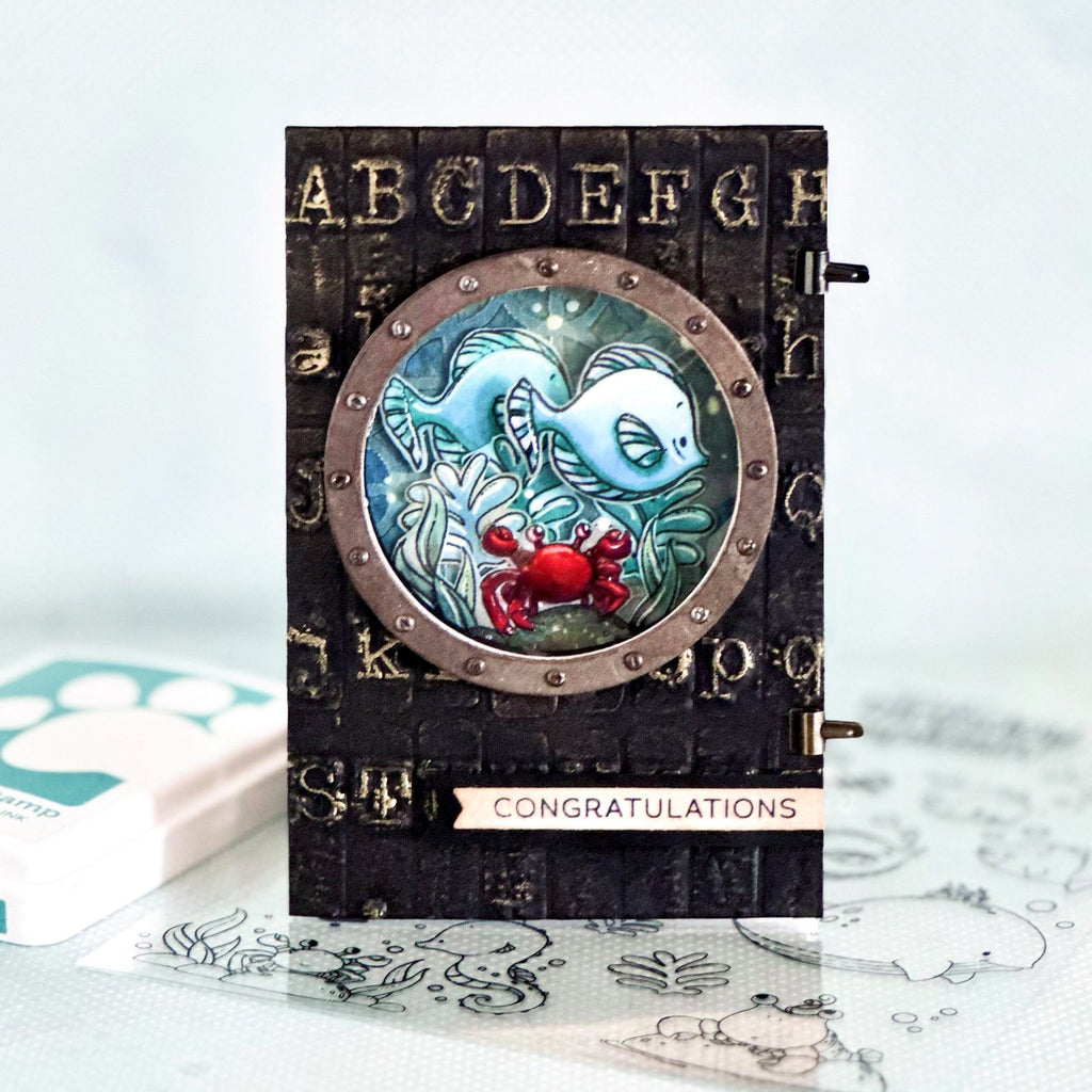 Simon Says Stamp Undersea Friends 2254ssc Friend Like You Congratulations Card