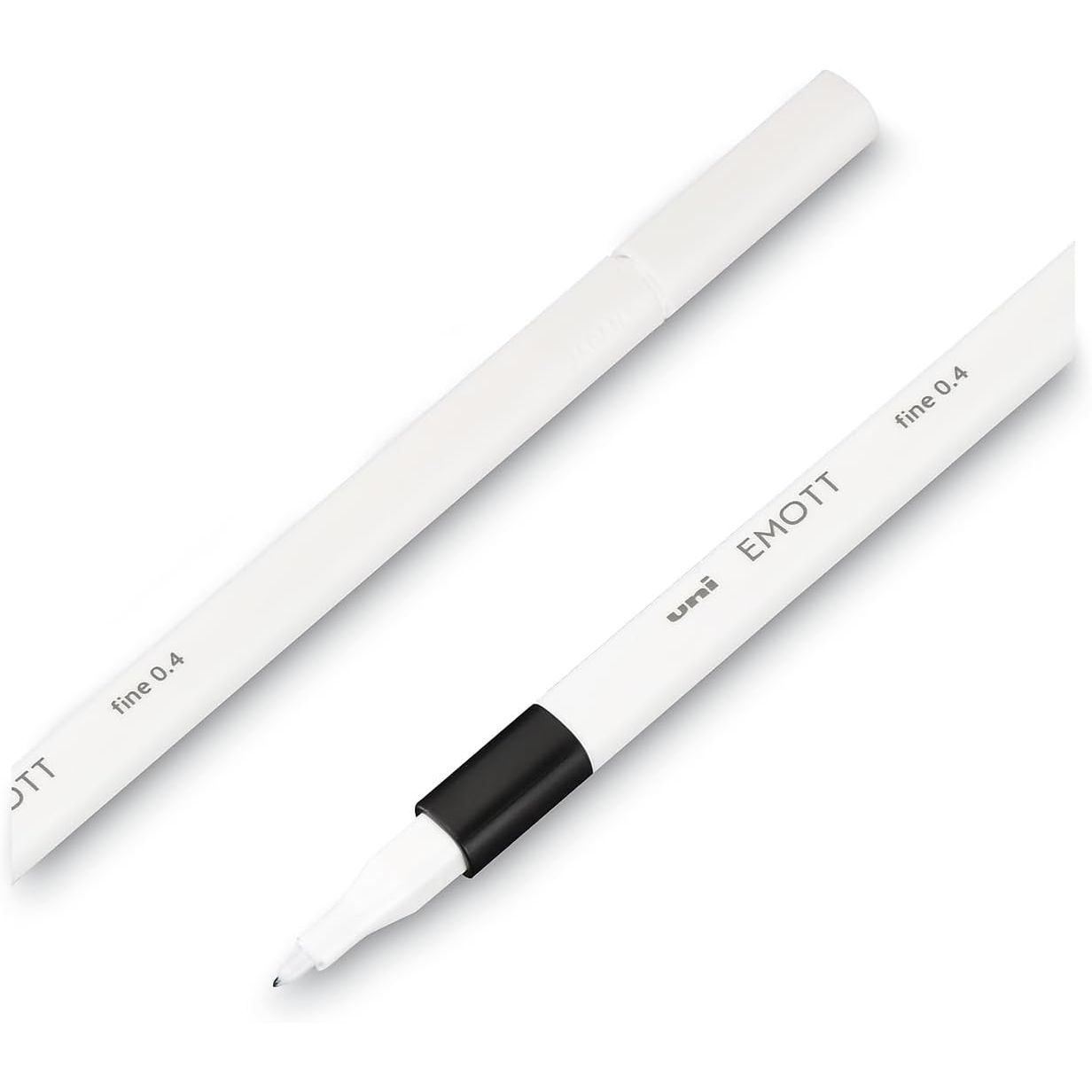 Uni Emott Fineliner Marker Pen 0.4mm 5 Color Set 3 ux24830 black