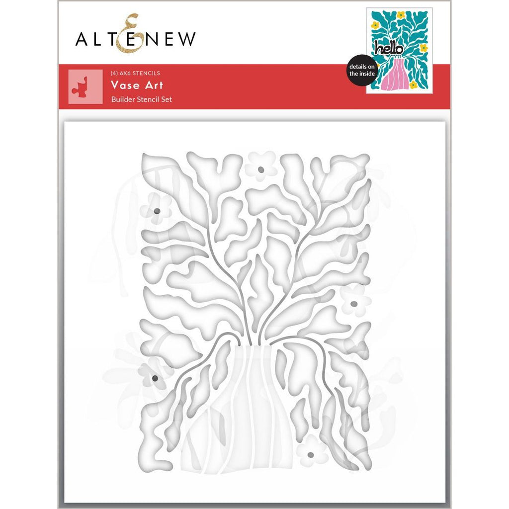 Altenew Vase Art Stencil Set ALT8030