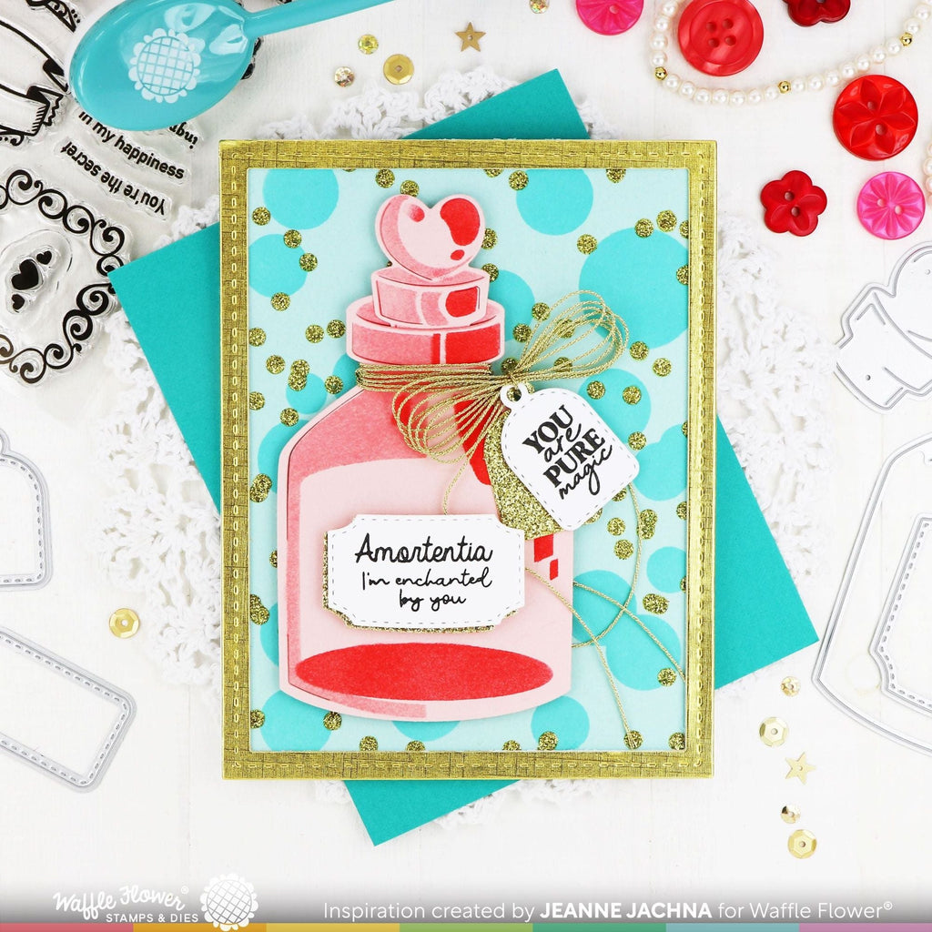 Waffle Flower Bokeh Elements Stencil Duo 421595 pure magic