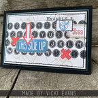 Tim Holtz Cling Rubber Stamps Deconstructed cms489 typewriter