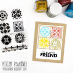 Simon Says Clear Stamps Vintage Mosaics sss302712c Out Of This World Friend Card | color-code:ALT06