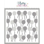 Pretty Pink Posh Layered Balloons Stencils