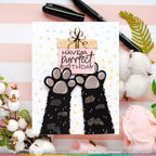 Waffle Flower Paws Up Dies 421576 have a perfect birthday