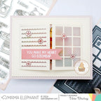 Mama Elephant Bibimbap Clear Stamps pink flowers