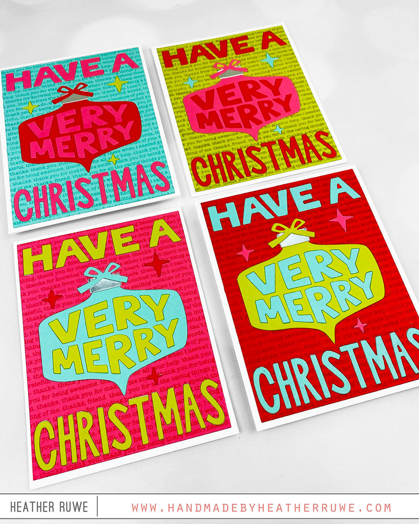 Simon Says Stamp Very Merry Cover Wafer Dies md112968 All The Joy Christmas Cards | color-code:ALT02