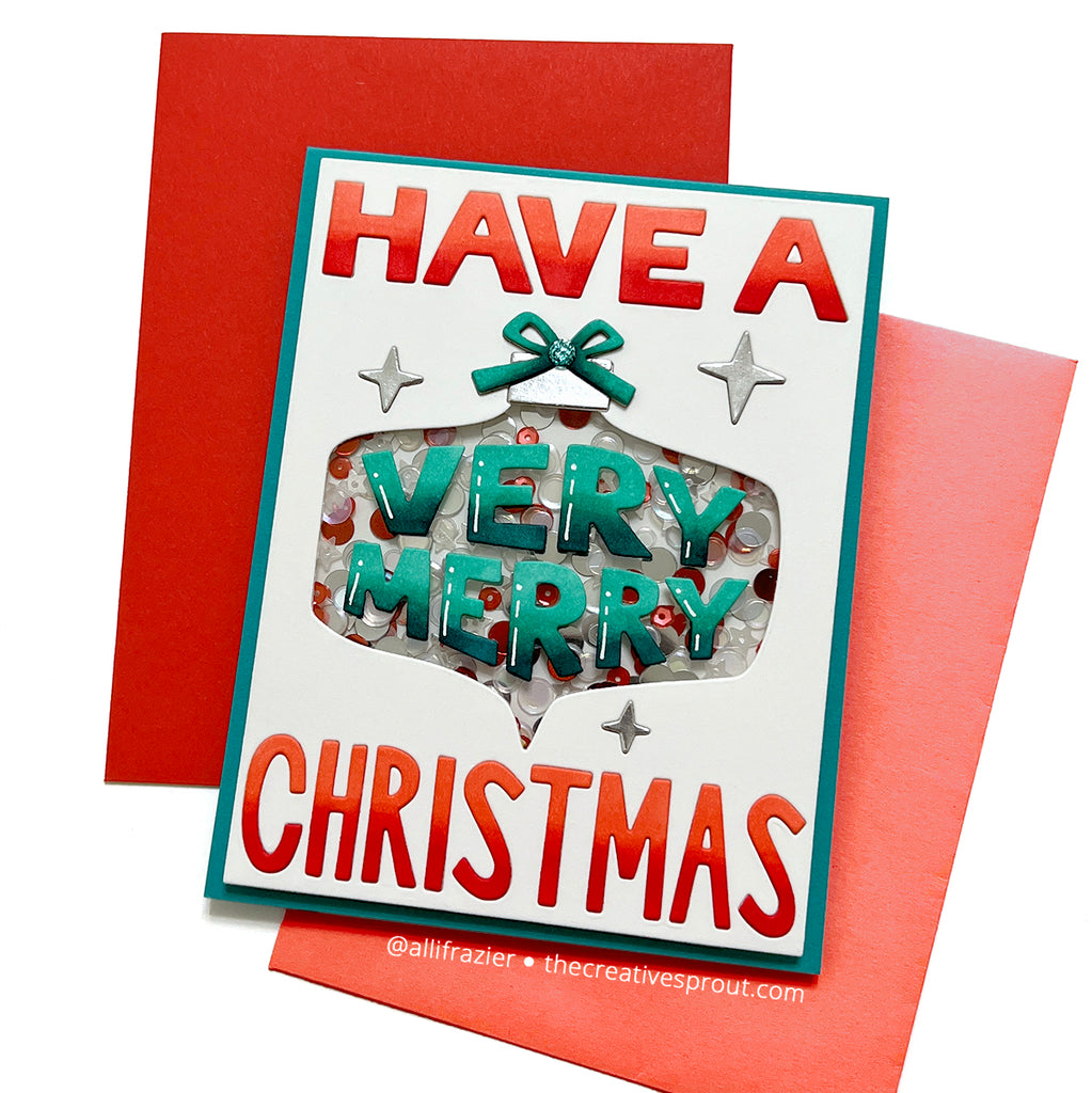 Simon Says Stamp Very Merry Cover Wafer Dies md112968 All The Joy Christmas Card | color-code:ALT01