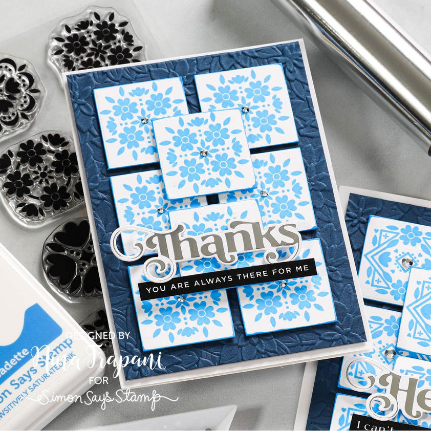 Simon Says Clear Stamps Vintage Mosaics sss302712c * – Simon Says Stamp
