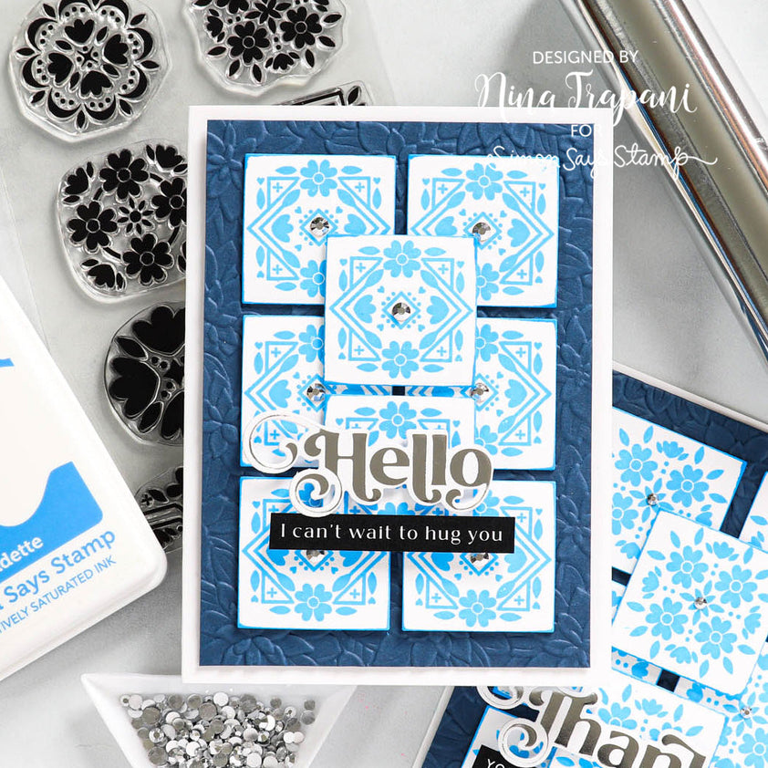 Simon Says Clear Stamps Vintage Mosaics sss302712c * – Simon Says Stamp