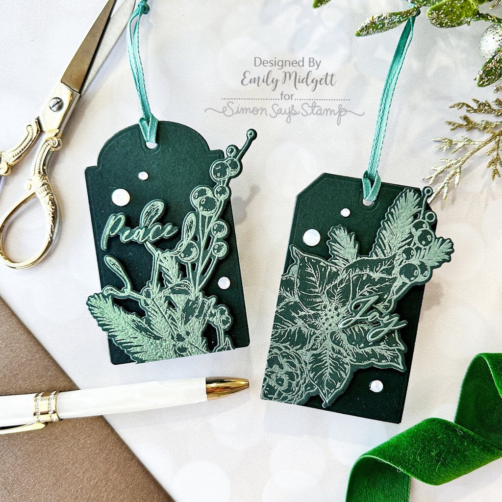 Simon Says Stamps and Dies Vintage Holiday Swag set871vh Sweet Wishes Christmas Tags | color-code:ALT03