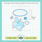 Sweet 'N Sassy Vintage Strawberry Seed Packet Dies cwsd-266