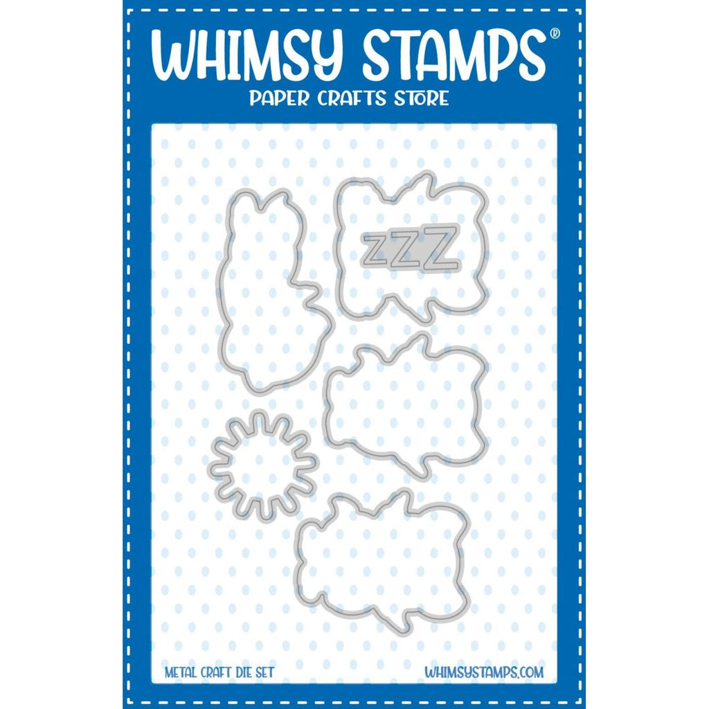 Whimsy Stamps Tabby Tigers Too Outline Dies WSD196