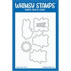 Whimsy Stamps Tabby Tigers Too Outline Dies WSD196