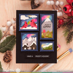 Waffle Flower Snow Fun Clear Stamps 421745 northern lights