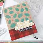 Waffle Flower Holly Jolly Background Stencils 421775 buffalo plaid