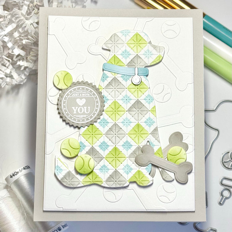 Waffle Flower Circle Sentiments Die 422068 love you