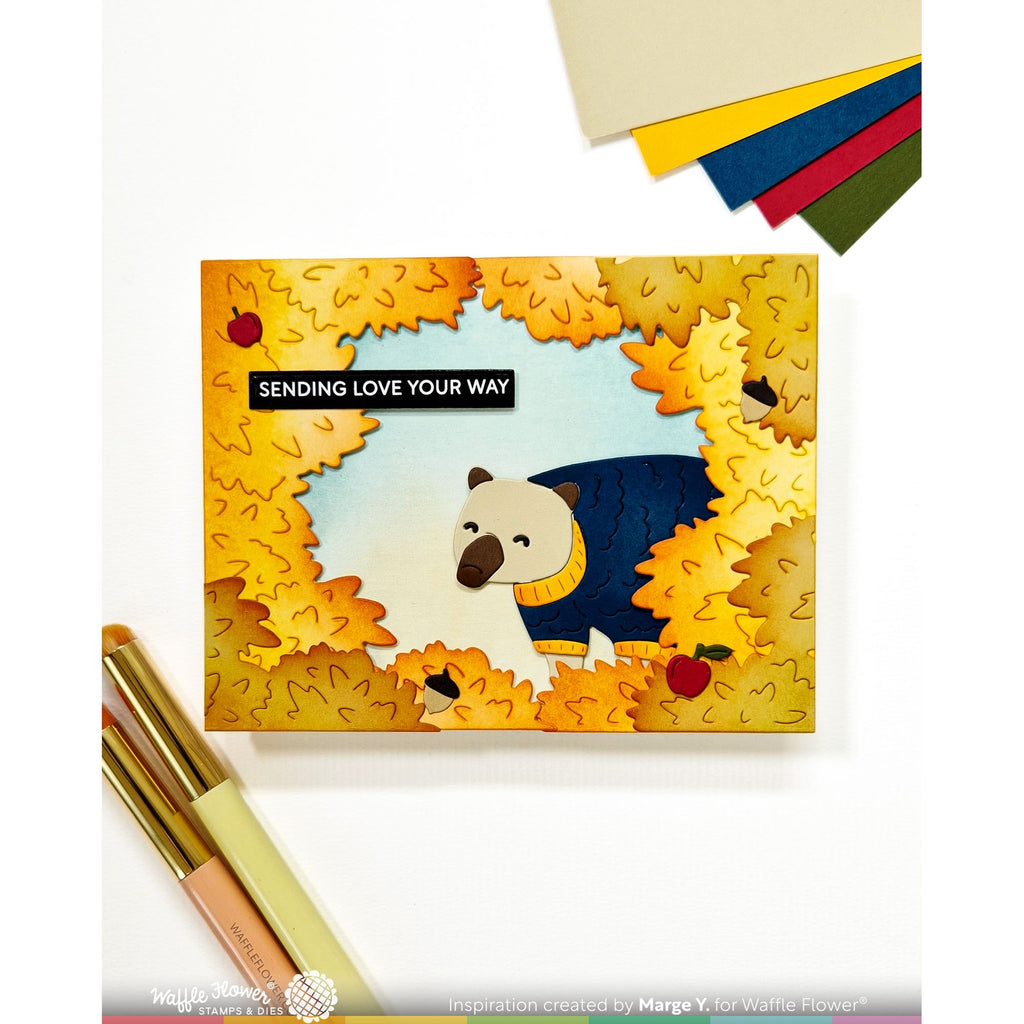 Waffle Flower Subsentiments Forest Friends Diecuts scp288