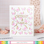 Waffle Flower Pop Up Butterflies Panel Die 421327 you are loved