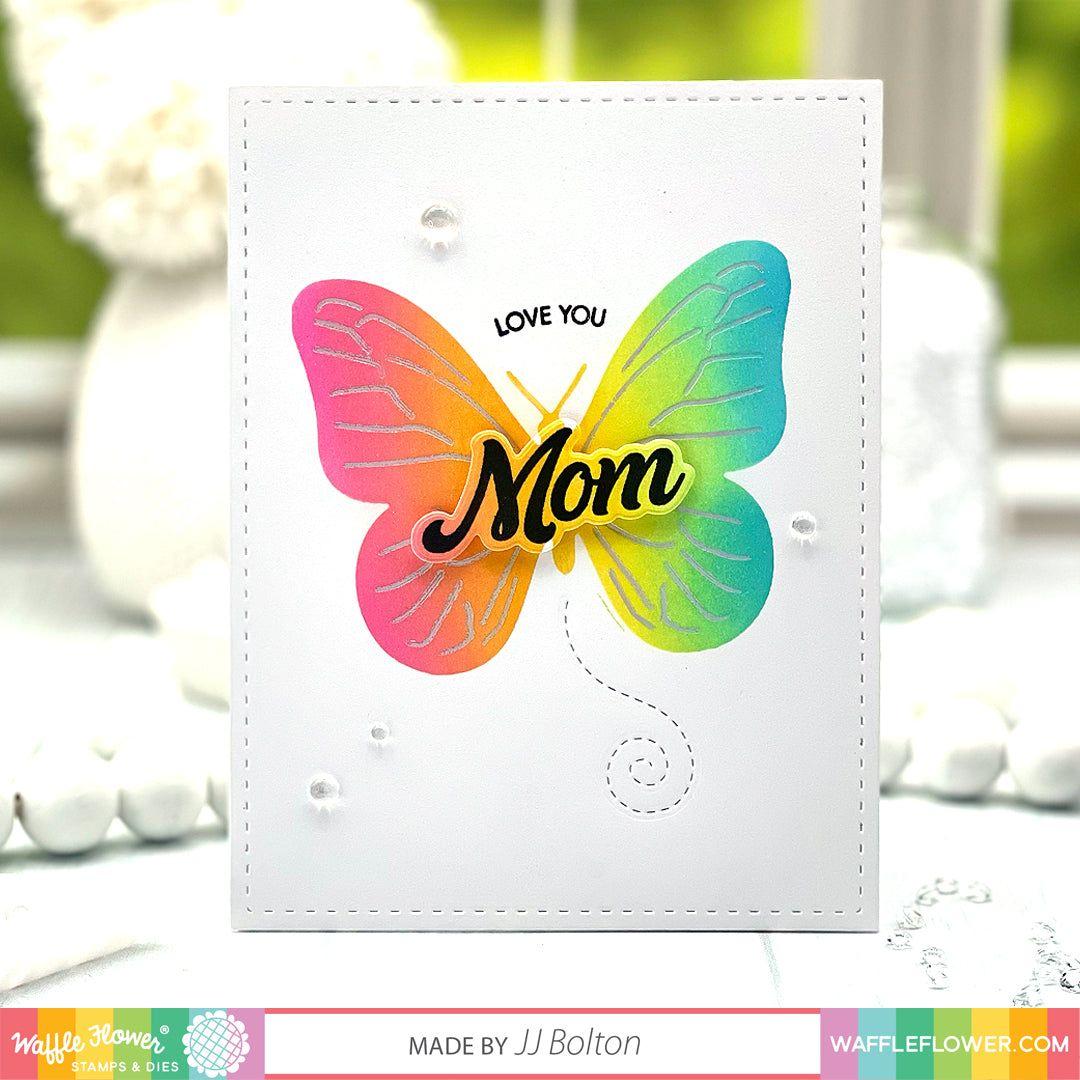 Waffle Flower For The Ladies Sentiments Clear Stamps 421331 love you mom