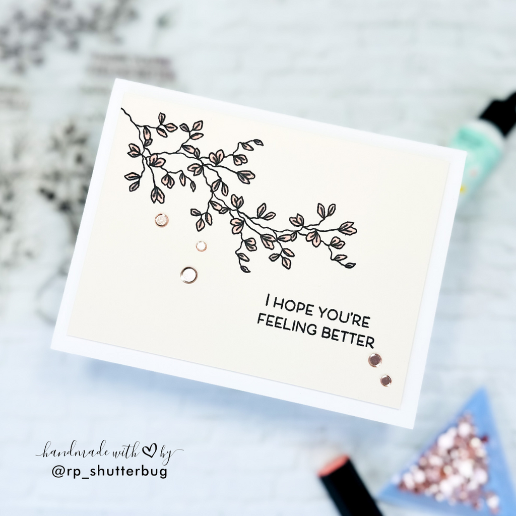 Simon Says Stamps and Dies Wildflower Cuttings set1003wc Friend Like You Get Well Card | color-code:ALT02