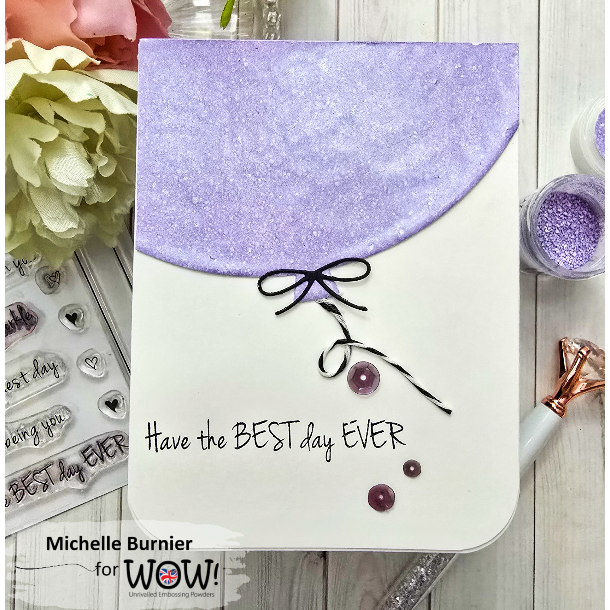 WOW Embossing Pastel Pearl Mist Ultra High wm07uh balloon