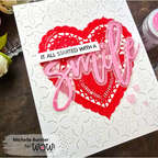 WOW Embossing Pastel Rosy Glow Ultra High wm08uh heart