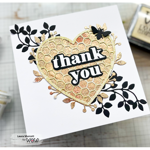 WOW Embossing Powder Ray of Sunshine ws416r heart