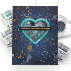 WOW Embossing Powder Sea of Tranquility ww05x heart