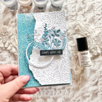 WOW Embossing Powder Speckled Sky wl140x don't give up card