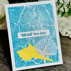 WOW Embossing Powder Speckled Sky wl140x seas the day card