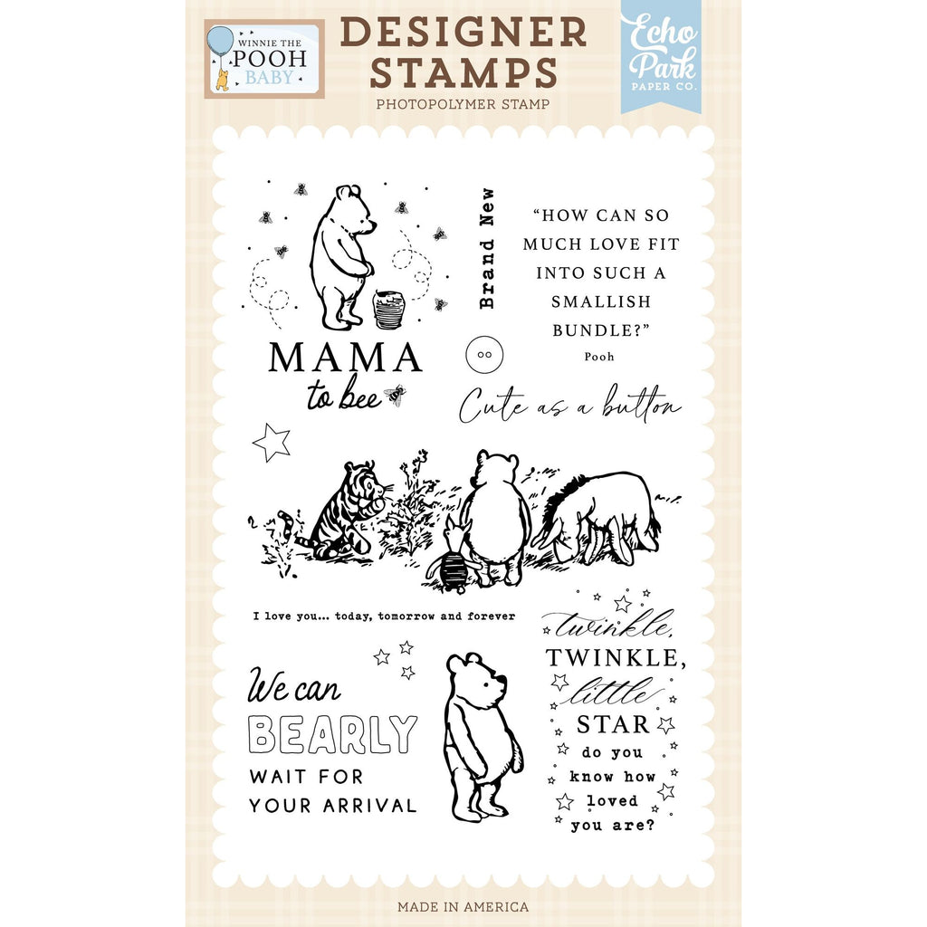 Echo Park Bearly Wait Stamps And Dies Bundle