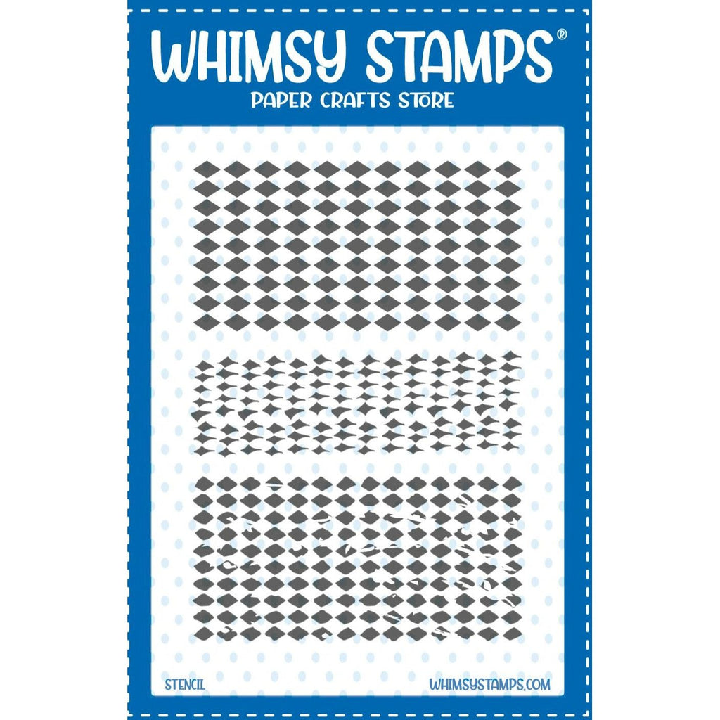 Whimsy Stamps Harlequin Stencil wss141