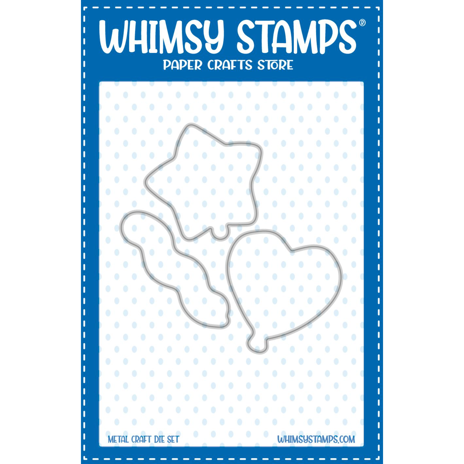 Whimsy Stamps Celebrate Balloons Outline Dies WSD184