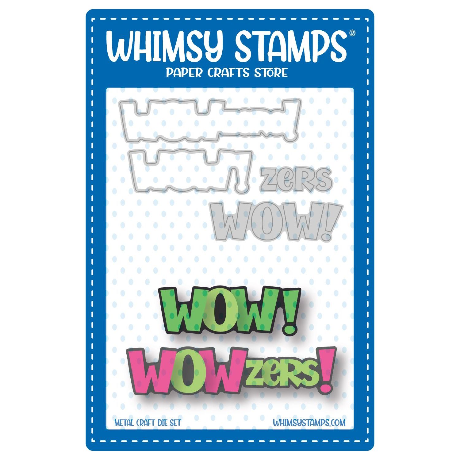 Whimsy Stamps Wowzers Word Dies WSD188