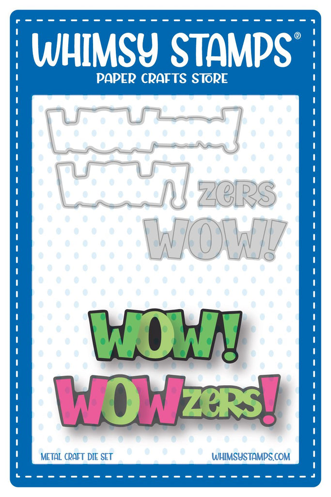 Whimsy Stamps Wowzers Word Dies WSD188