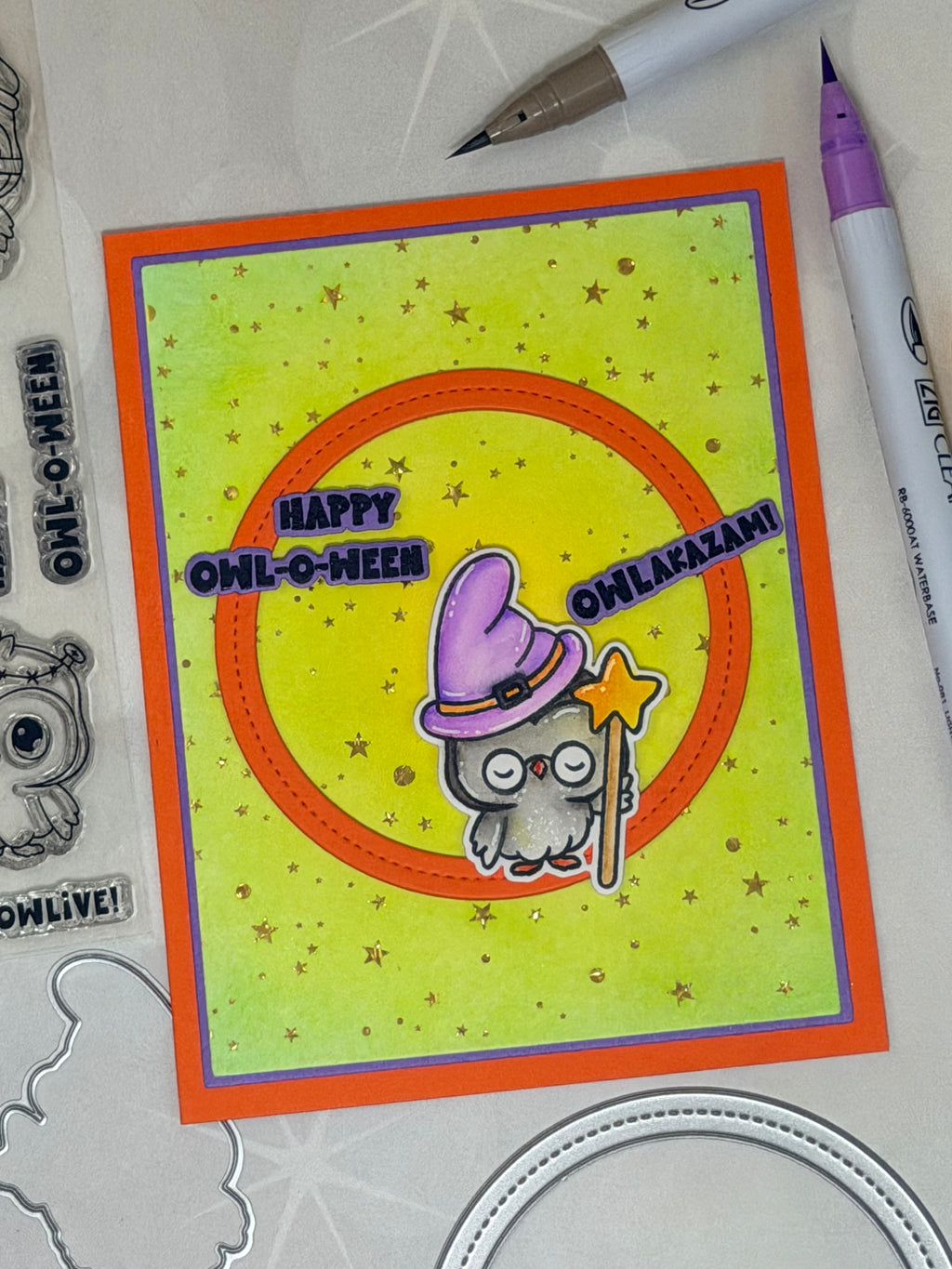 Whimsy Stamps Owl-O-Ween STAMPtember Exclusive Stamps and Dies