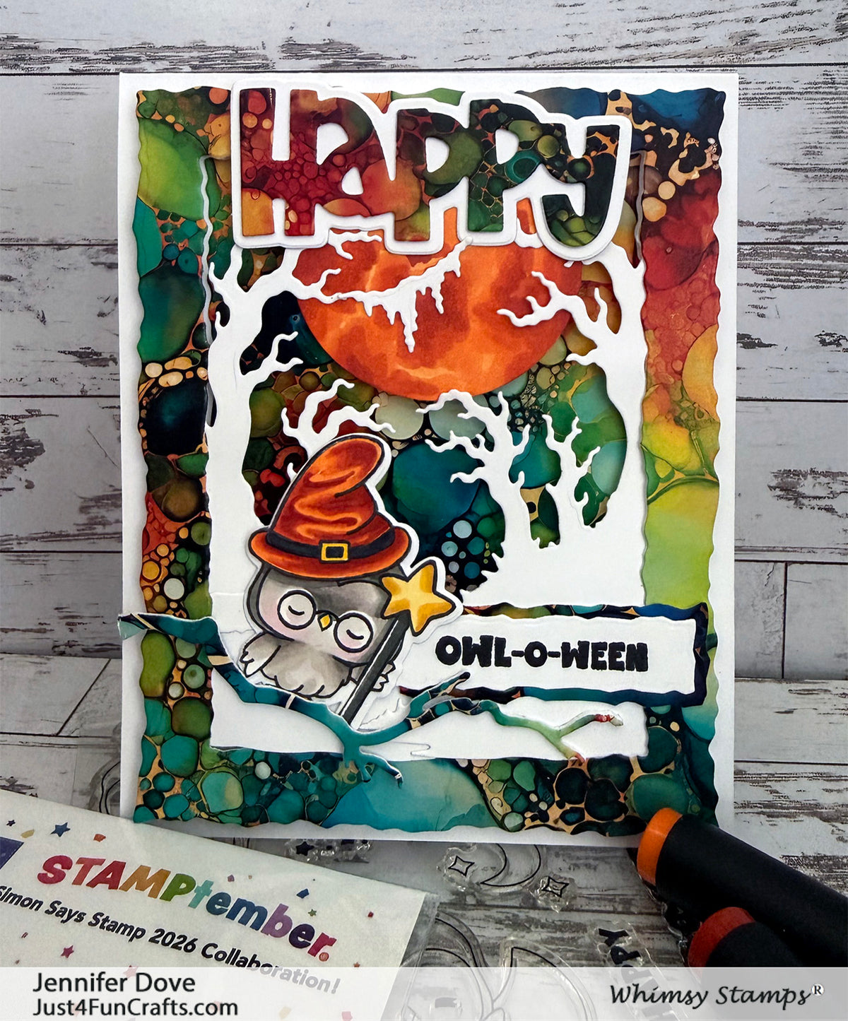 Whimsy Stamps Owl-O-Ween STAMPtember Exclusive Stamps and Dies