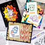 Whimsy Stamps Owl-O-Ween STAMPtember Exclusive Stamps and Dies