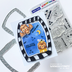 Whimsy Stamps Owl-O-Ween STAMPtember Exclusive Stamps 3480ssc