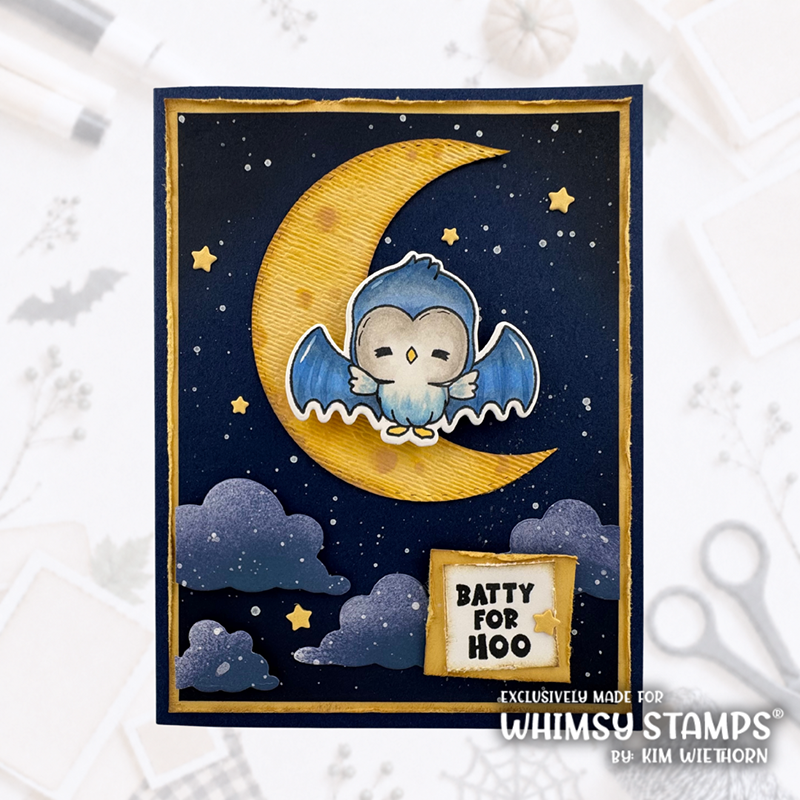Whimsy Stamps Owl-O-Ween STAMPtember Exclusive Stamps and Dies