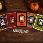 Whimsy Stamps Owl-O-Ween STAMPtember Exclusive Stamps 3480ssc