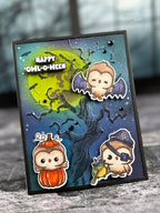 Whimsy Stamps Owl-O-Ween STAMPtember Exclusive Stamps and Dies