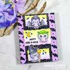 Whimsy Stamps Owl-O-Ween STAMPtember Exclusive Stamps 3480ssc