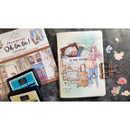Stamperia Create Happiness Oh La La Labels Clear Stamps wtk175 Paris journal page