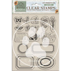 Stamperia Create Happiness Secret Diary Labels Clear Stamps wtk192