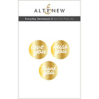 Altenew Everyday Sentiments 2 Hot Foil Plates ALT8024