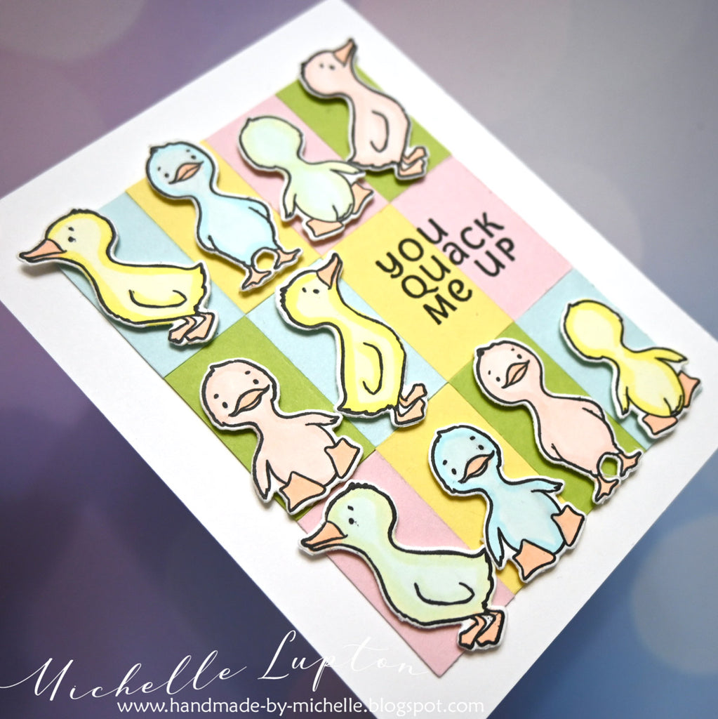 Colorado Craft Company Whimsy World Lucky Duck Clear Stamps ww982 quack